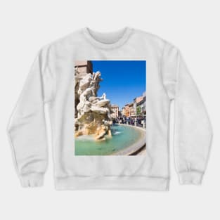 Fountain by Bernini Crewneck Sweatshirt